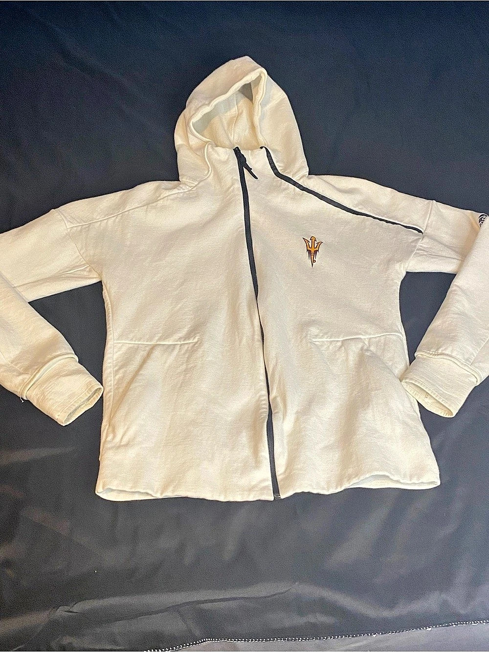Adidas Arizona State Sun Devils Z.N.E. Performance Full Zip Hoodie. Full Zip